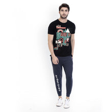 Rocx Men's Blue Colour Printed Trackpant