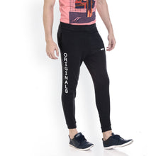 Rocx Men's Black Colour Printed Trackpant
