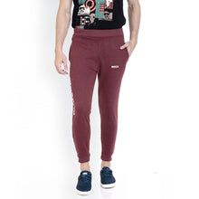 Rocx Men's Maroon Colour Printed Trackpant