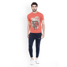 Rocx Men's Blue Colour Printed Trackpant
