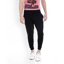 Rocx Men's Black Colour Printed Trackpant