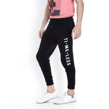 Rocx Men's Black Colour Printed Trackpant