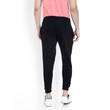 Rocx Men's Black Colour Printed Trackpant