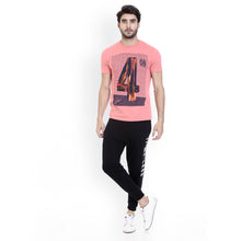 Rocx Men's Black Colour Printed Trackpant