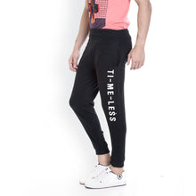 Rocx Men's Black Colour Printed Trackpant