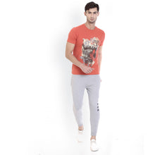 Rocx Men's Grey Colour Printed Trackpant