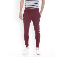 Rocx Men's Maroon Colour Printed Trackpant