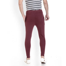 Rocx Men's Maroon Colour Printed Trackpant