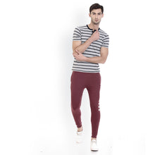 Rocx Men's Maroon Colour Printed Trackpant