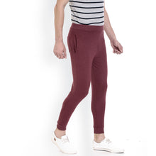 Rocx Men's Maroon Colour Printed Trackpant