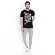 Rocx Men's Grey Colour Contrast Strap Trackpant