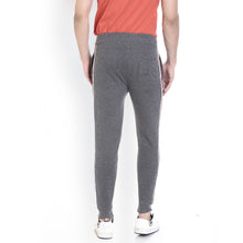 Rocx Men's Grey Colour Contrast Strap Trackpant