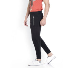 Rocx Men's Black Colour Pocket Zipper Trackpant