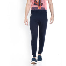 Rocx Men's Blue Colour Pocket Zipper Trackpant
