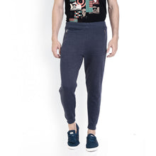 Rocx Men's Blue Colour Pocket Zipper Trackpant