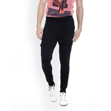 Rocx Men's Black Colour Cargo Trackpant