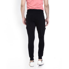 Rocx Men's Black Colour Cargo Trackpant