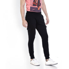 Rocx Men's Black Colour Cargo Trackpant