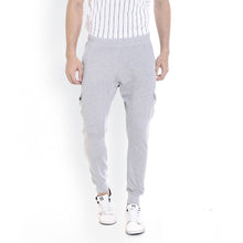 Rocx Men's Grey Colour Cargo Trackpant