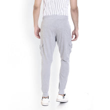 Rocx Men's Grey Colour Cargo Trackpant