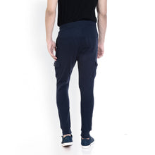 Rocx Men's Blue Colour Cargo Trackpant