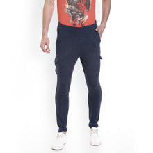 Rocx Men's Blue Colour Cargo Trackpant