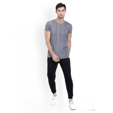 Rocx Men's Black Colour Contrast Back Pocket Trackpant