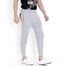 Rocx Men's Grey Colour Contrast Back Pocket Trackpant