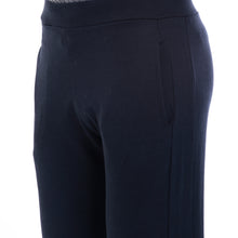 Rocx Men's Blue Colour Contrast Back Pocket Trackpant