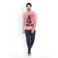Rocx Men's Blue Colour Contrast Back Pocket Trackpant