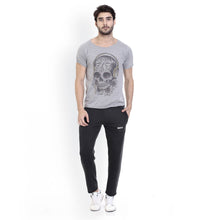 Rocx Men's Black Colour Stright Fit Trackpant