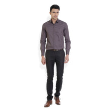 ROCX Men Grey with blue Satin dot print  Casual Shirt
