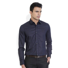 ROCX Men Navy blue with blue  Satin dot print Casual Shirt