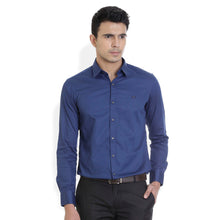ROCX Men Blue with light blue  Satin dot print Casual Shirt