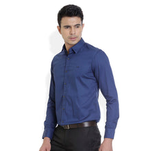 ROCX Men Blue with light blue  Satin dot print Casual Shirt