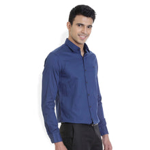 ROCX Men Blue with light blue  Satin dot print Casual Shirt