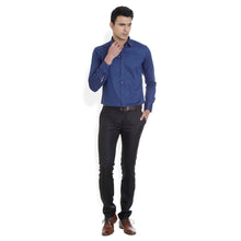ROCX Men Blue with light blue  Satin dot print Casual Shirt