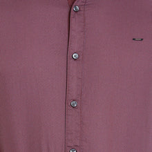 ROCX Men Maroon with blue  Satin dot print Casual Shirt