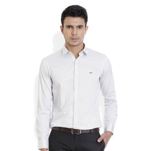 ROCX Men White with black  Satin dot printCasual Shirt