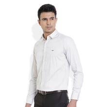 ROCX Men White with black  Satin dot printCasual Shirt