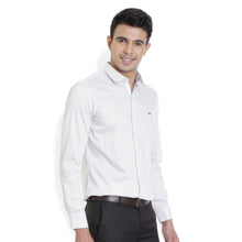 ROCX Men White with black  Satin dot printCasual Shirt