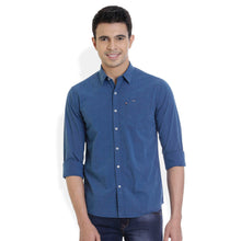 ROCX Men Blue Colour filafil Plain Casual Shirt