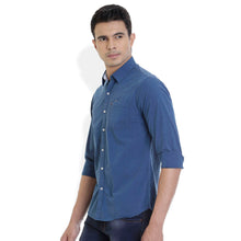 ROCX Men Blue Colour filafil Plain Casual Shirt