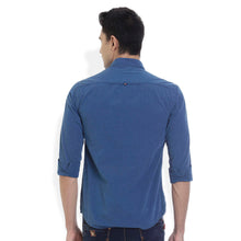 ROCX Men Blue Colour filafil Plain Casual Shirt