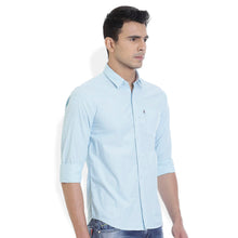 ROCX Men Turquosie Colour filafil Plain Casual Shirt