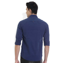 ROCX Men Navy Blue Colour filafil Plain Casual Shirt