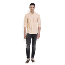 ROCX Men Beige Colour filafil Plain Casual Shirt