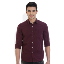 ROCX Men Maroon Colour filafil Plain Casual Shirt