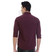 ROCX Men Maroon Colour filafil Plain Casual Shirt