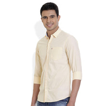 ROCX Men Yellow Colour filafil Plain Casual Shirt